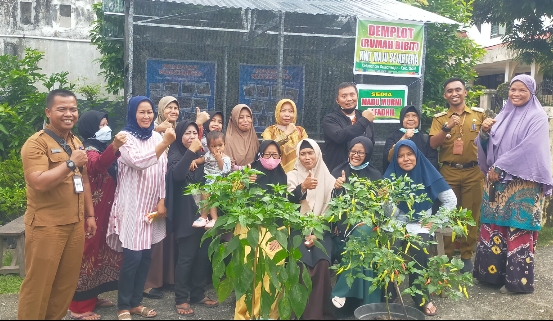 Evaluasi Program GNPIP, BI Cabang Riau Sambangi KWT Maju Sejahtera