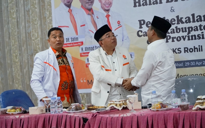 Hadir Halal BI Halal DPD PKS,  Wabup Rohil Harapkan PKS Upayakan Target 9 Kursi