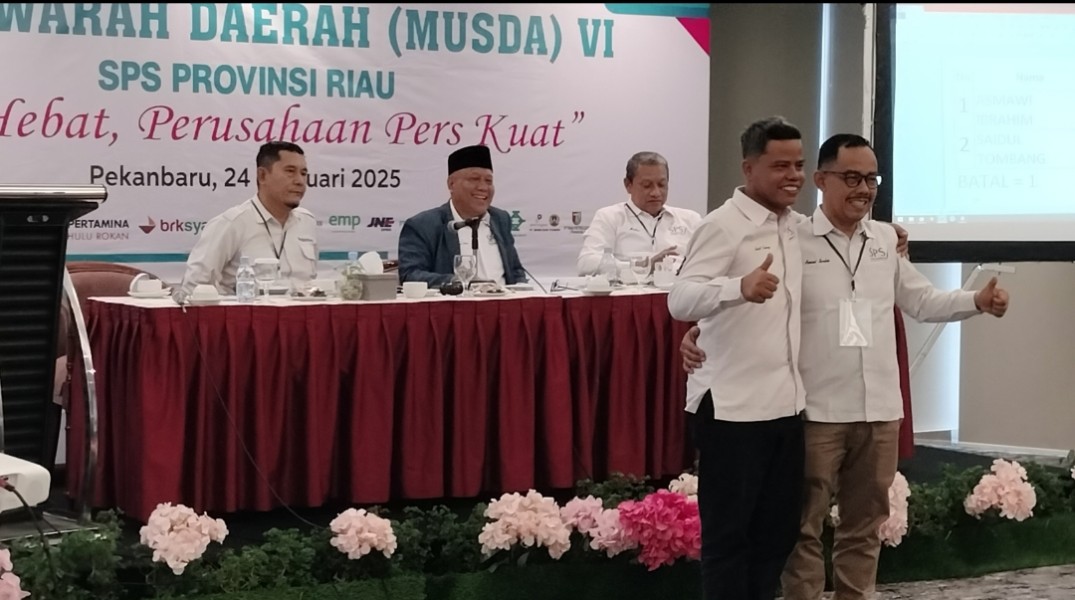 Terpilih Pimpin SPS Riau, Saidul Tombang: Bersatu Kita Membesarkan Organisasi