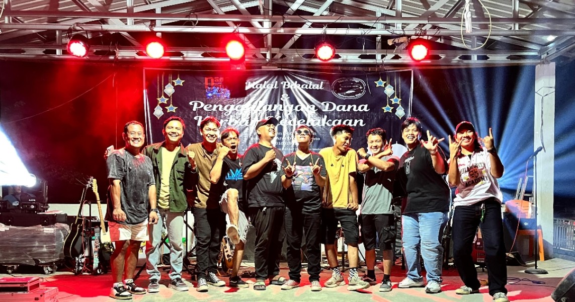 Komunitas dan Warga Sido Mukti Bersatu Ringankan Beban Korban Kecelakaan