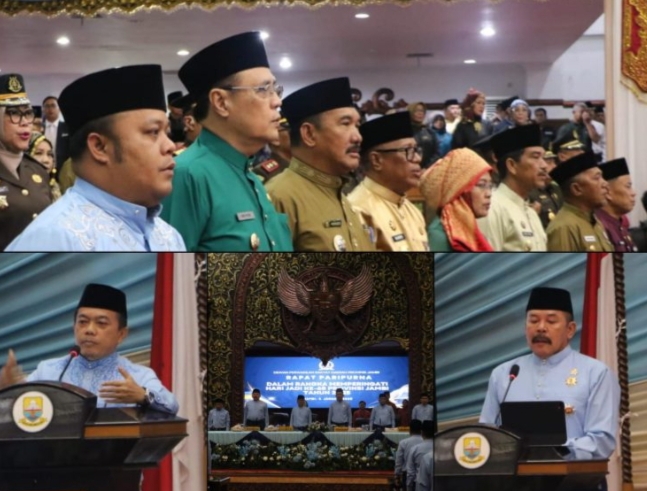 Pj. Bupati Kerinci Asraf Hadiri Paripurna Istimewa HUT Ke-68 Provinsi Jambi