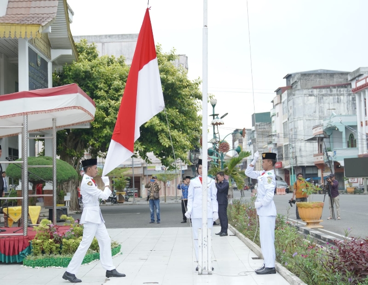 Peringati Hari lahir Pancasila, Bupati Rohil Sampaikan Teks Amanat Presiden RI