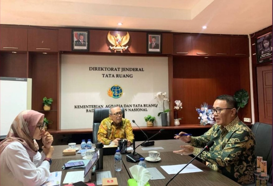 Wako Alfin Dorong Kota Sungai Penuh Masuk Penetapan PKW, Paparkan Peran Strategis di Hadapan Dirjen ATR/BPN