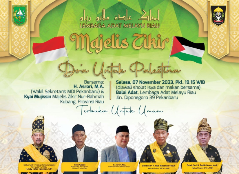 Besok Malam, Majelis Zikir LAMR Gelar Doa Keselamatan Untuk Palestina