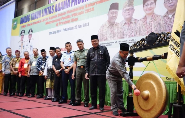 Songsong Pemilu 2024, FKUB Riau Gelar Dialog Antar Lintas Agama