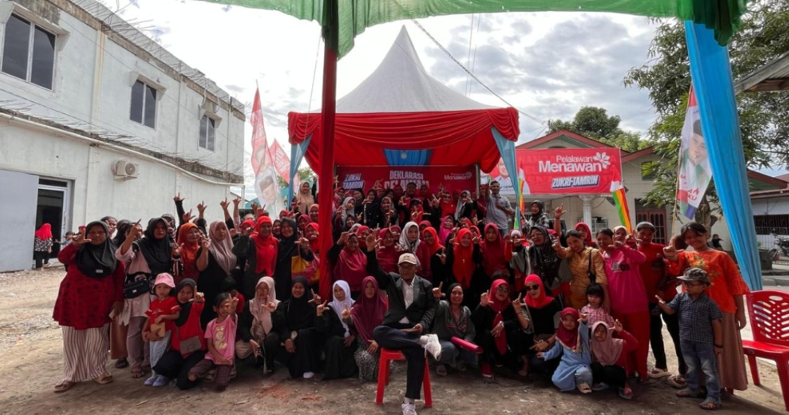 Barisan Militan '86 Siap Berjuang Menangkan Zukri - Husni Tamrin