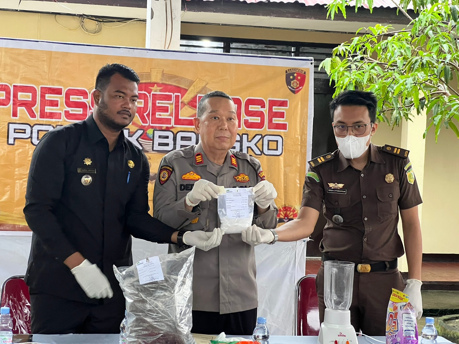 Musnahkan BB Narkotika, Kapolsek: Ini Penyitaan BB Terbesar Ops Antik 2022
