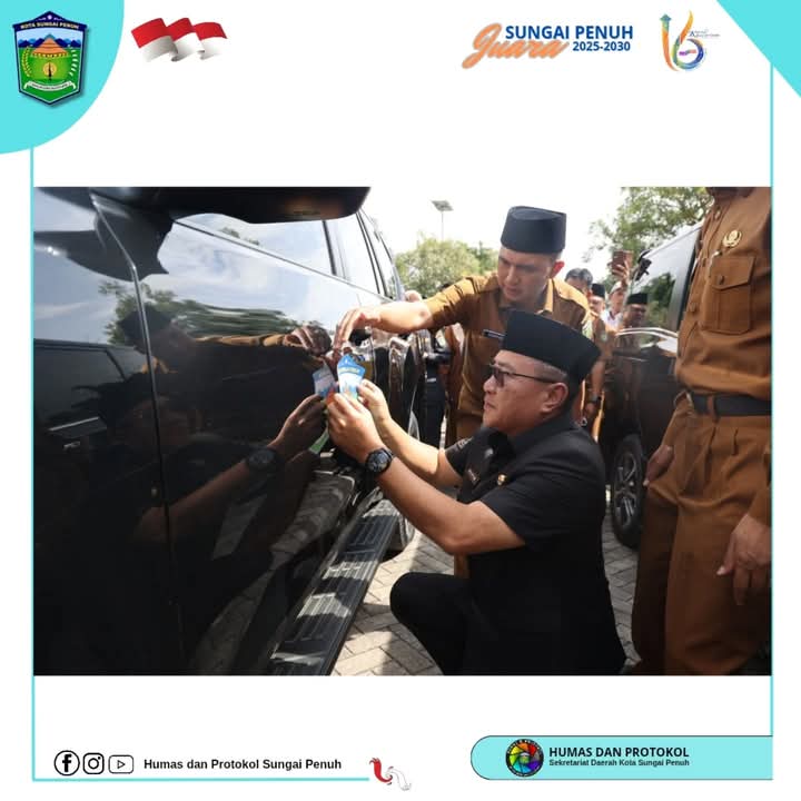 Wako Alfin, Mobnas OPD Wajibkan Pasang Logo Pemkot Kota Sungai Penuh