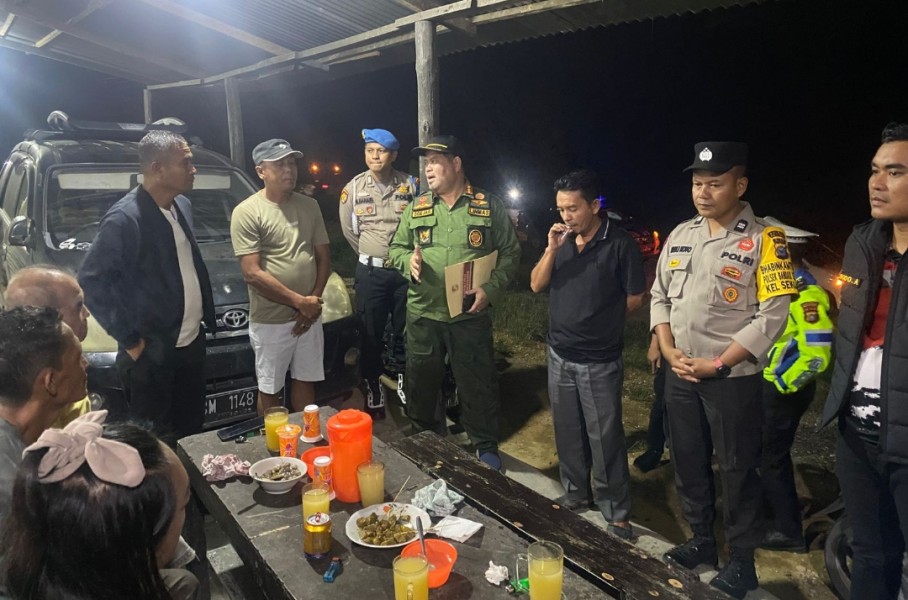Forkopimcam Bandar Seikijang Gencarkan Patroli  Warung Penyedia Miras