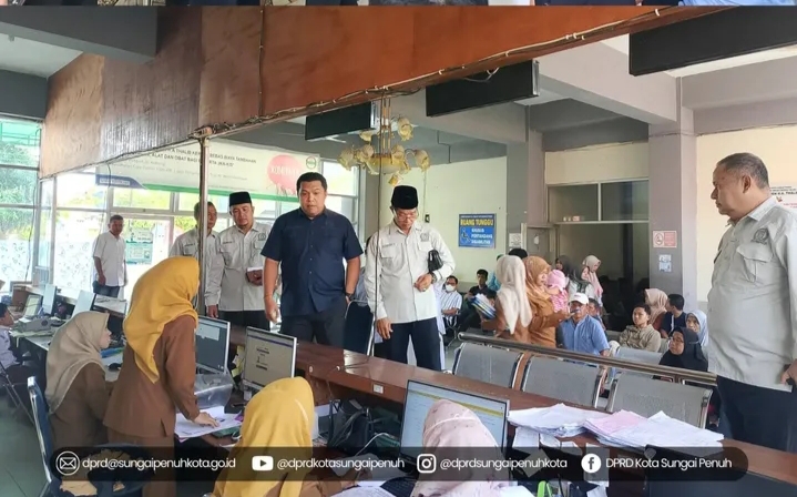 Pimpinan DPRD bersama Komisi I Sidak ke RSUD Mayjend H.A. Thalib, Tekankan Peningkatan Pelayanan