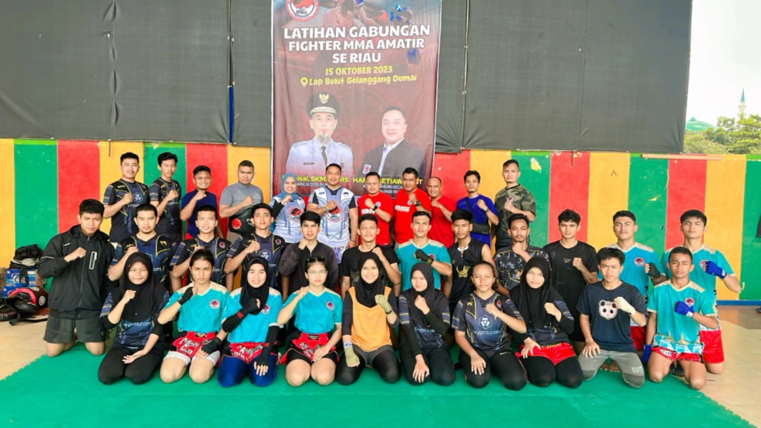 IBCA MMA Riau Gelar Latihan Bersama, Harry Setiawan ST: Kita Akan Perhatikan Teknik Dan Fisik Para Atlet