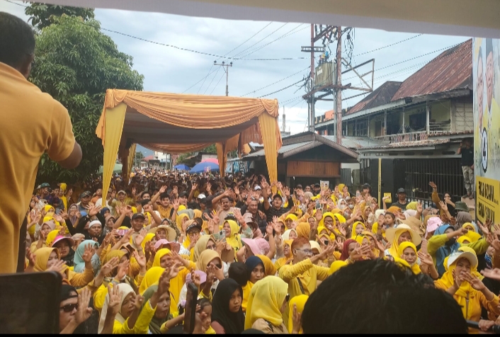 Panggilan Jiwa, Deklarasi Fikar-Asma di Koto Tinggi Sungai Bungkal Dipadati Ribuan Masa