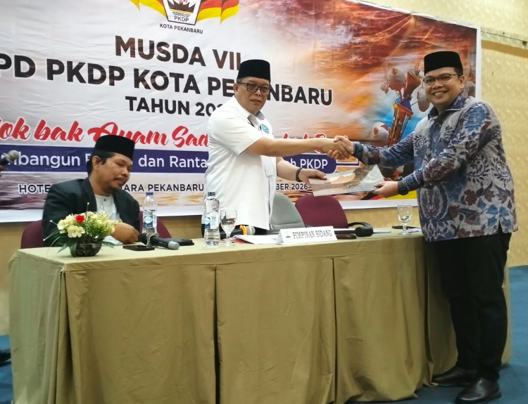 Aklamasi! Abu Bakar Sidik Kembali Pimpin PKDP Pekanbaru Periode 2026–2031