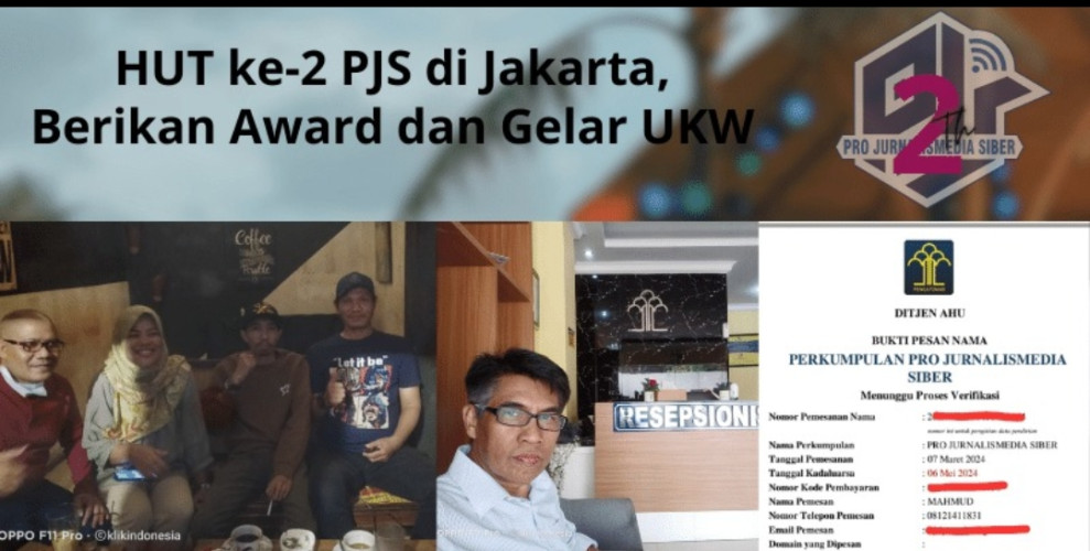HUT ke-2 PJS di Jakarta, Panitia Siapkan Award dan UKW