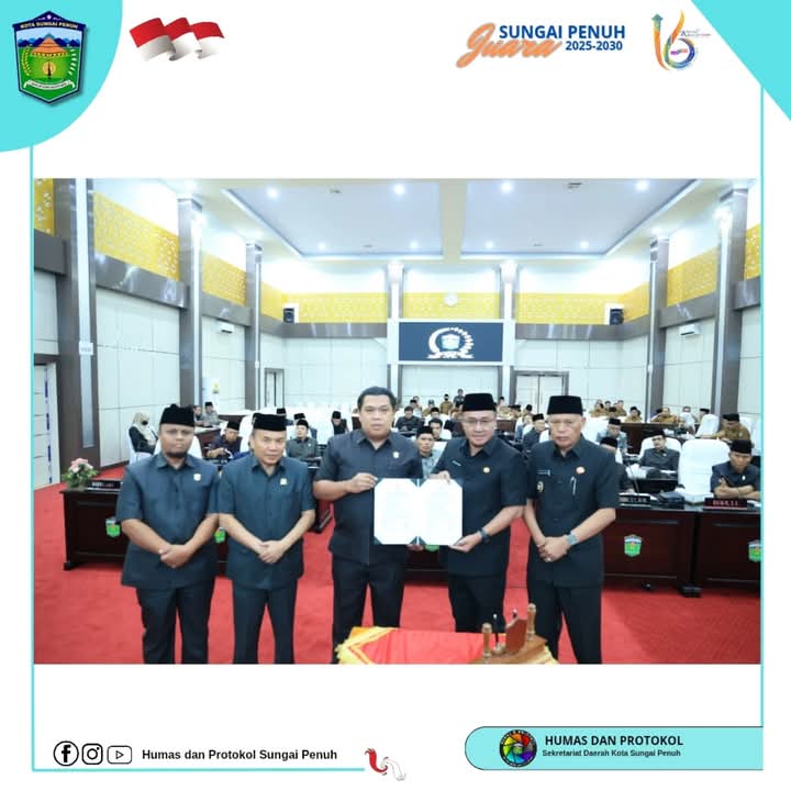 Usai Sampaikan LKPJ Tahun 2024, Wako Alfin Ajak DPRD Untuk Saling Mendukung
