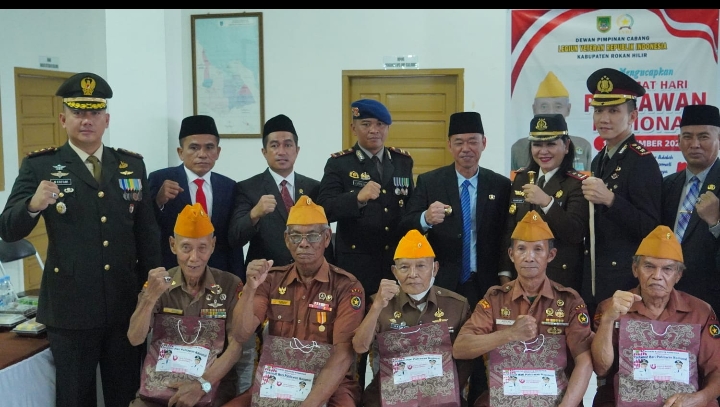 Rohil Peringati Hari Pahlawan Ke-77 Bersama Para Veteran LVRI