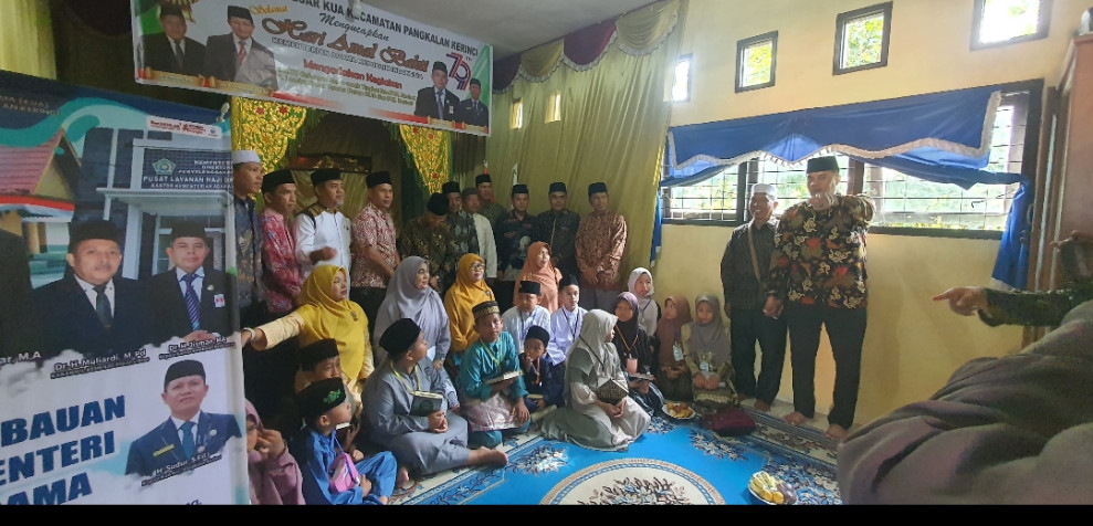 KUA Pangkalan Kerinci Gelar Berbagai Lomba Meriahkan Hari Amal Bakti ke -79