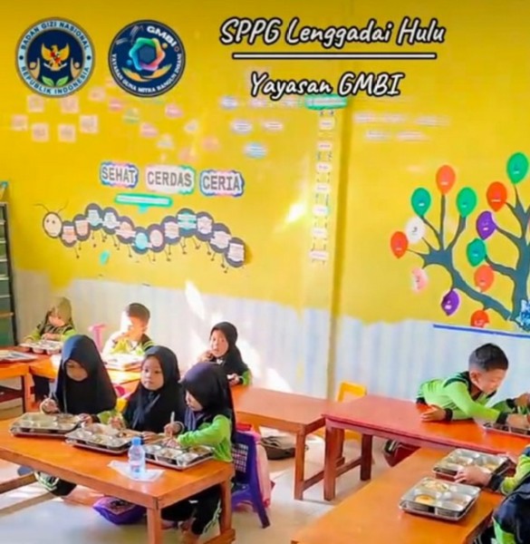 SPPG Lenggadai Hulu Hadirkan Program Makanan Bergizi dengan Pendekatan Edukatif dan Ramah Anak