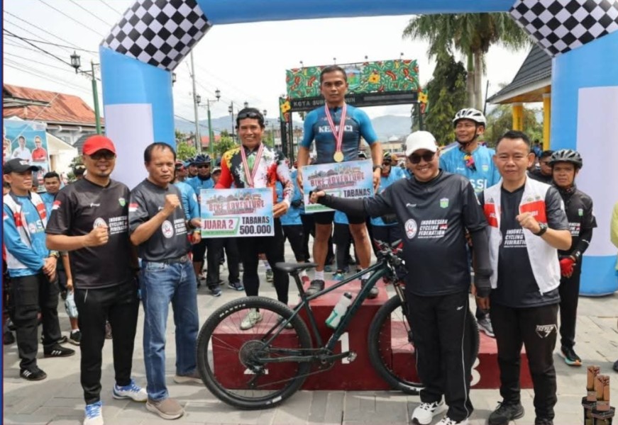 Juara Bike Adventure Meriahkan HUT ke-17, Wako Alfin: Sport Tourism Jadi Andalan Sungai Penuh
